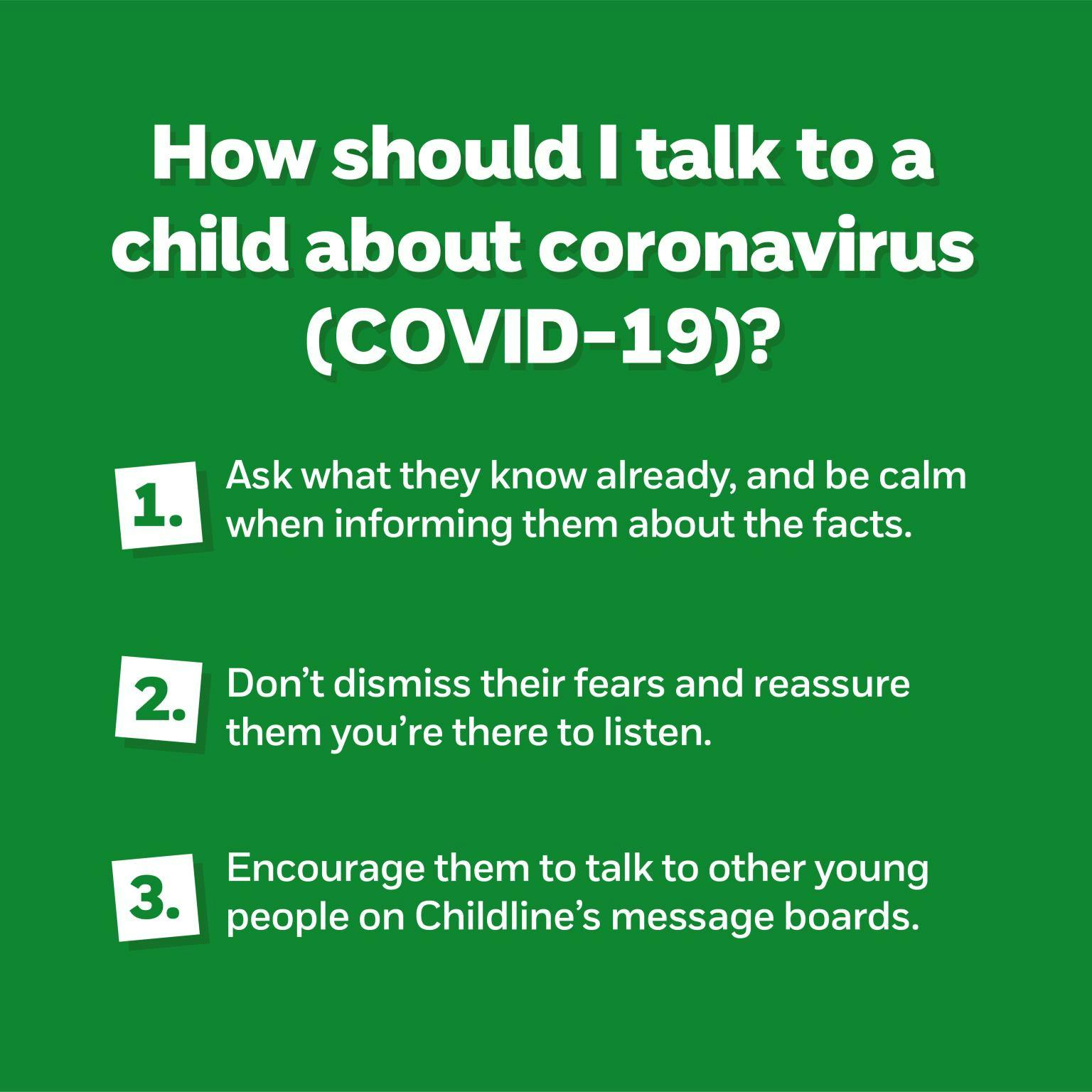 Advice for Helping Children During the Coronavirus Pandemic