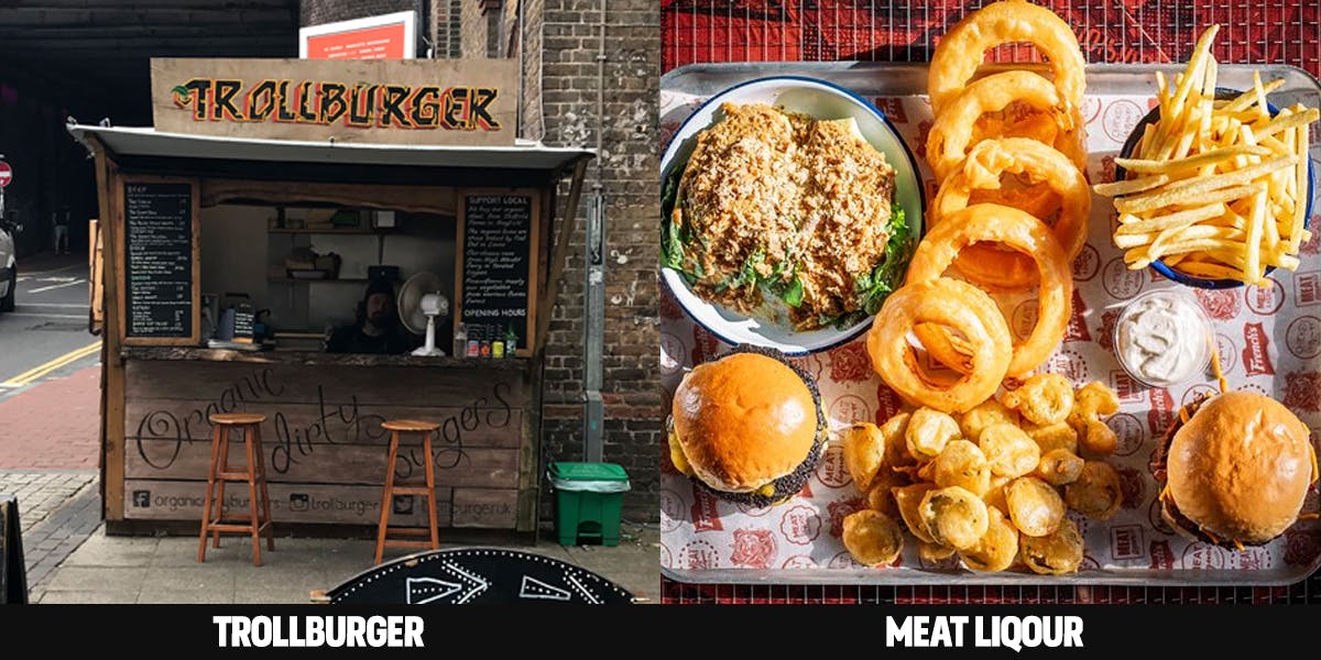 Restaurants for Brighton Freshers - Trollburger - Meat Liquor