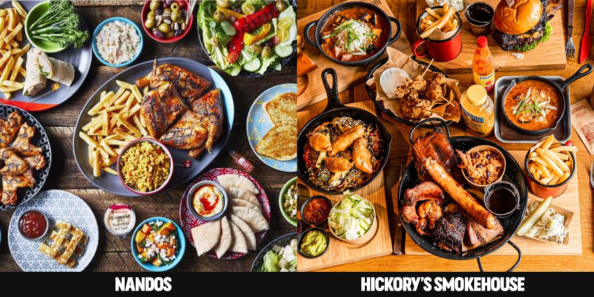 Best Restaurants for Coventry Freshers: Nandos - Hickory's Smokehouse