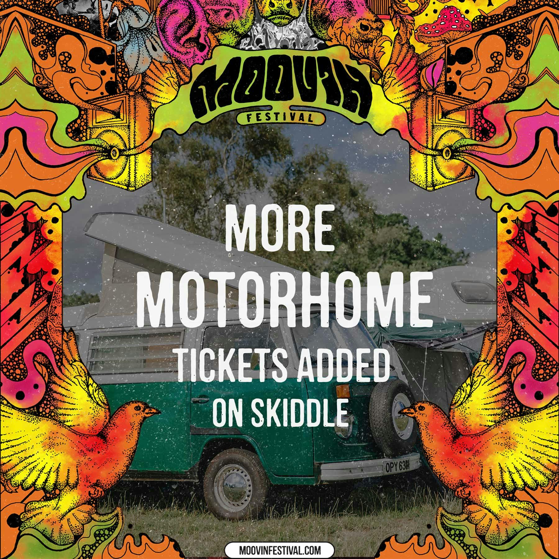 More Motorhome tickets added to Skiddle