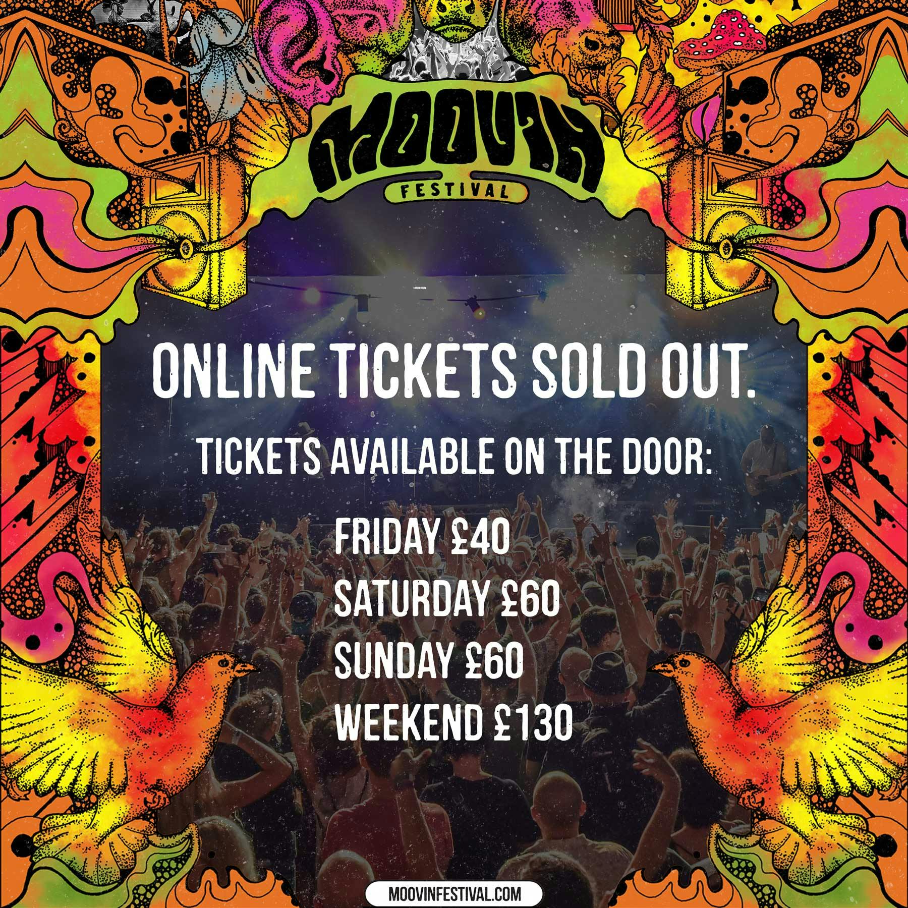 Online tickets sold out!