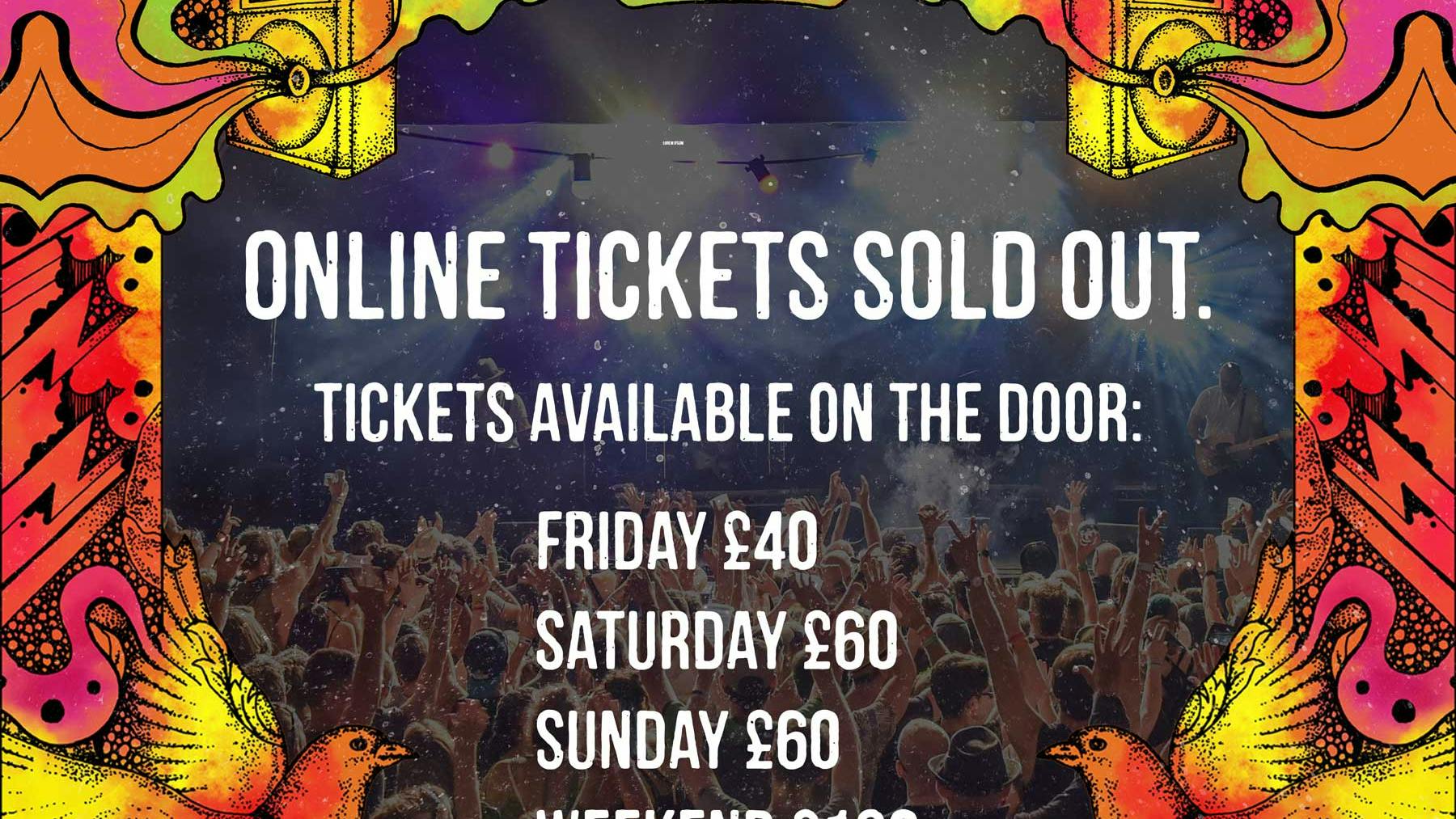 Online tickets sold out!