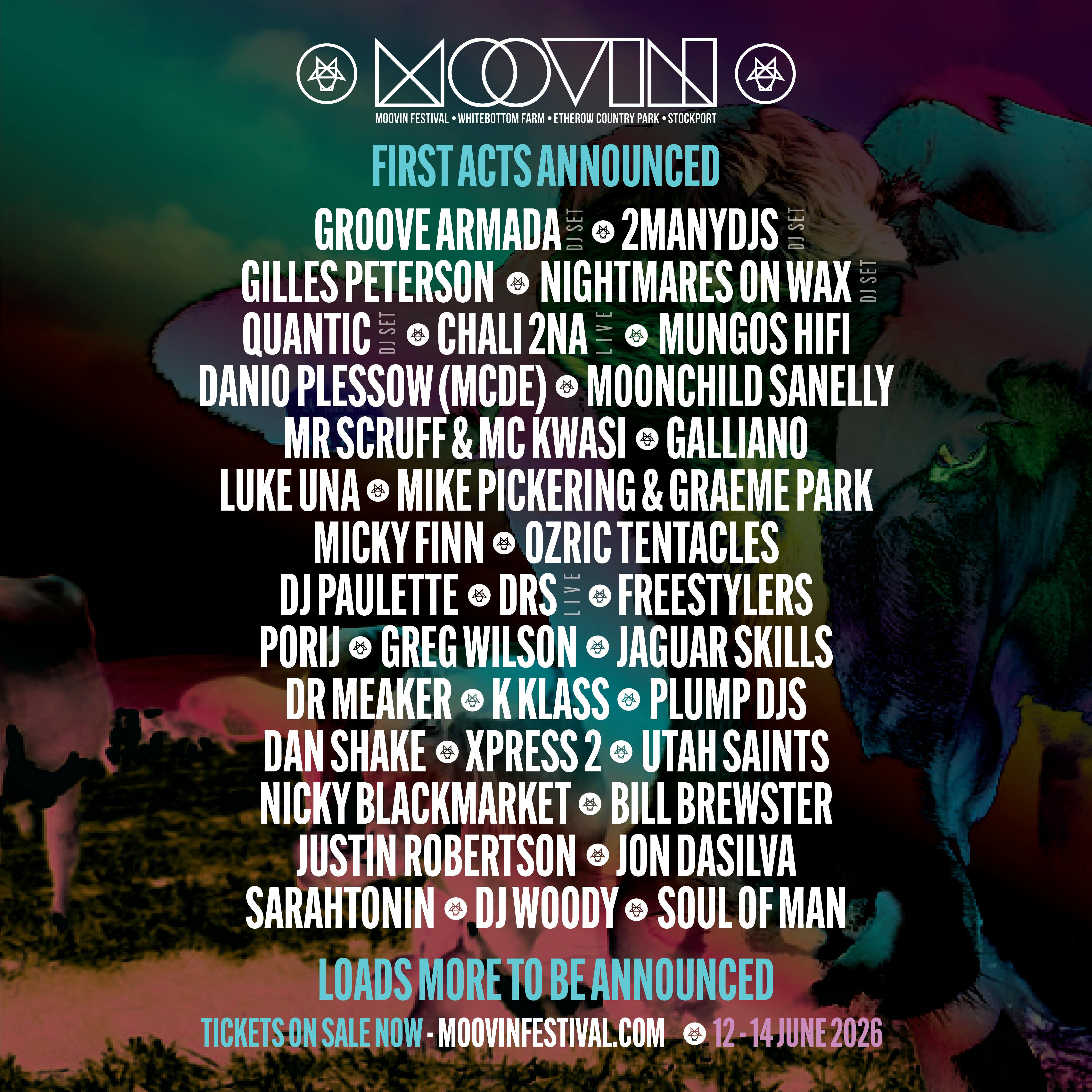 FIRST ACTS ANNOUNCED – MOOVIN ’26