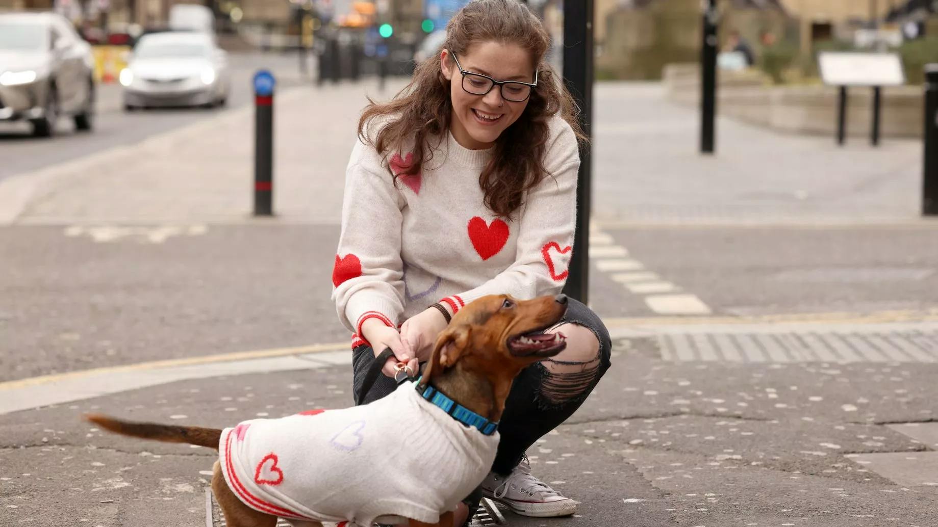 Love in the air at Valentine’s event in Newcastle as dogs descend on Pup Up Cafe