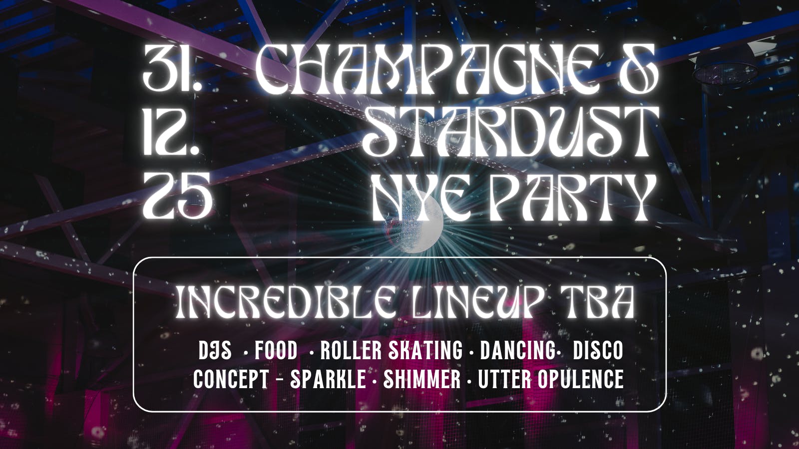Roll Into 2026 in Sparkling Style: IWF and Rollerdrome Host Glittering New Year’s Eve Roller Disco Extravaganza