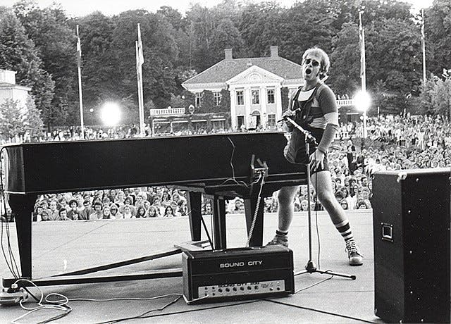 Elton Johns First and Farewell Glastonbury Headline Performance