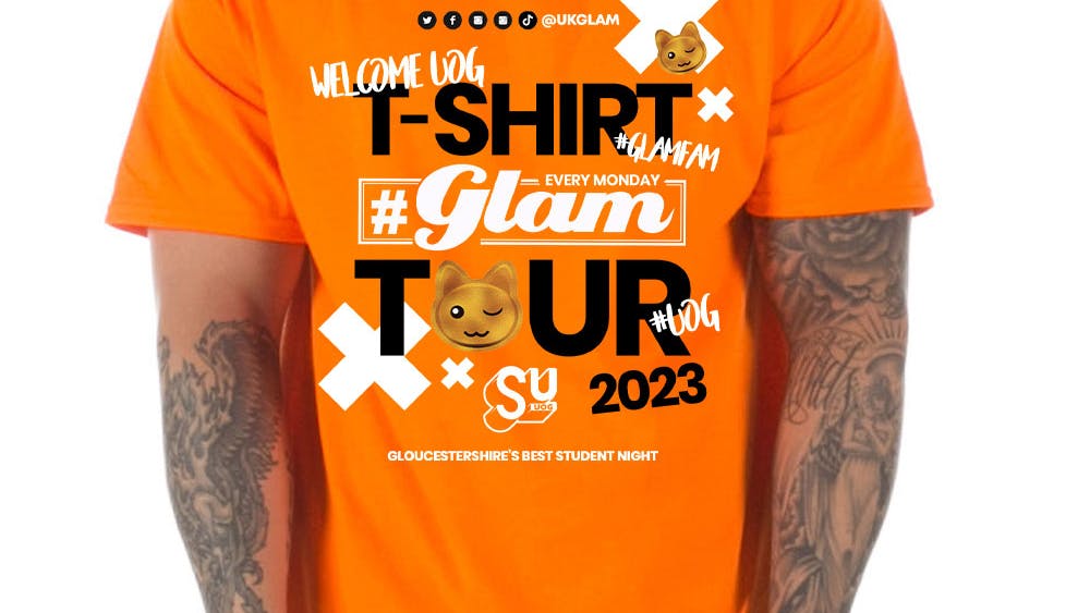 Glam Cheltenham – T Shirt Tour