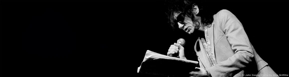 John Cooper Clarke Performing live at The Brickyard in Carlisle by Mike Griffiths