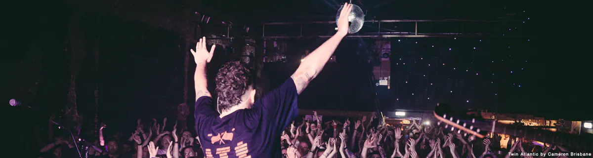 Twin Atlantic performing live on stage at The Brickyard Carlisle by Cameron Brisbane