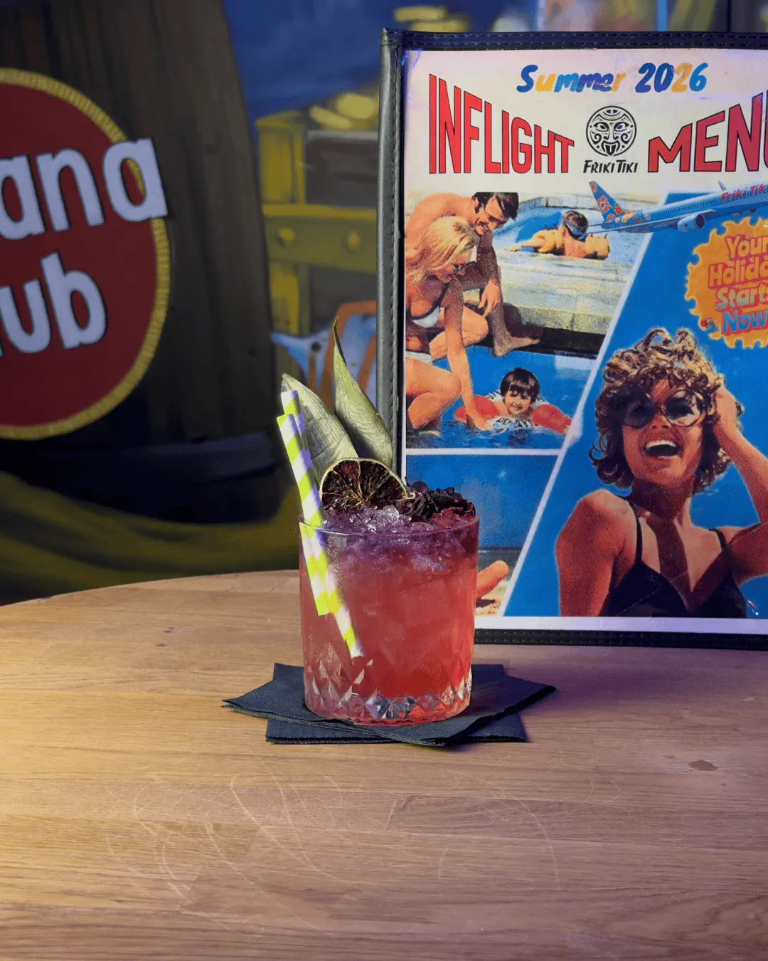 Hibiscus Mai Tai at Friki Tiki