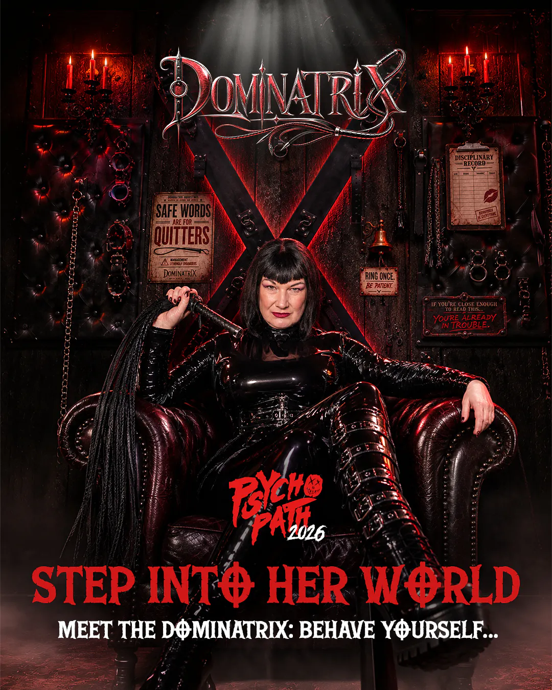Meet the Dominatrix at Psycho Path