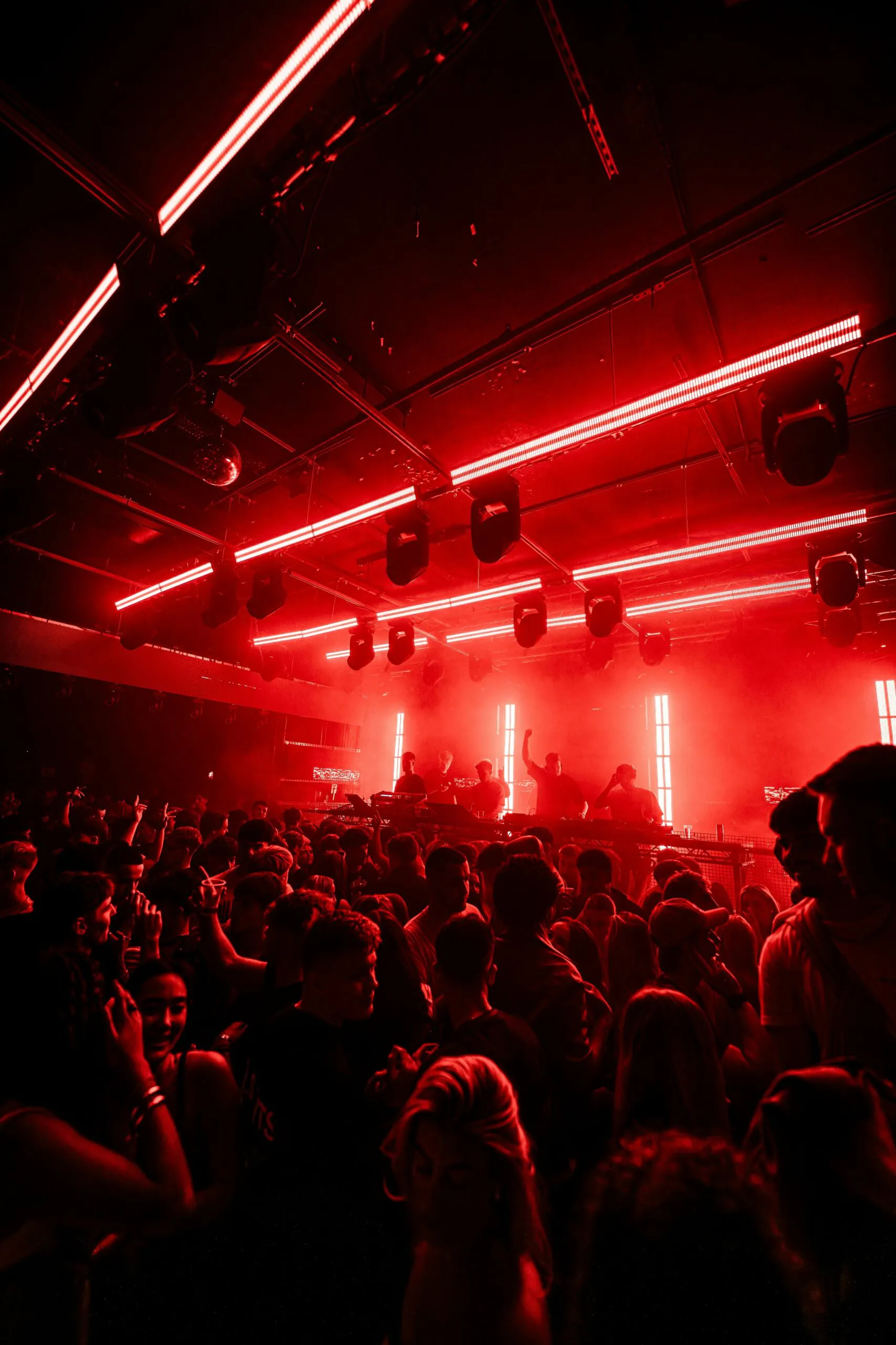 Main room LED columns
