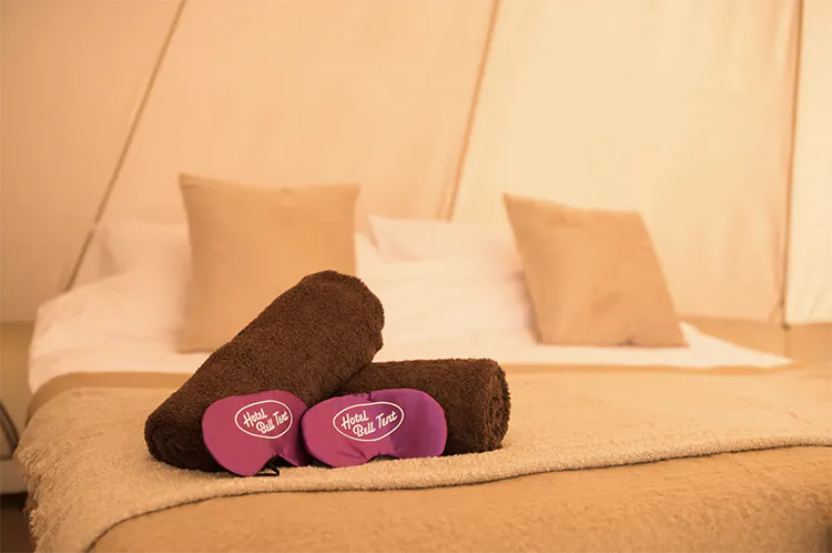 Deluxe Bell Tent accommodation