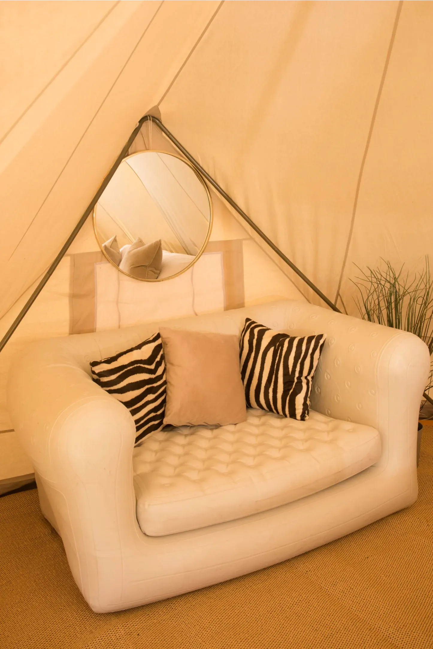 Luxury Emperor Tent interior