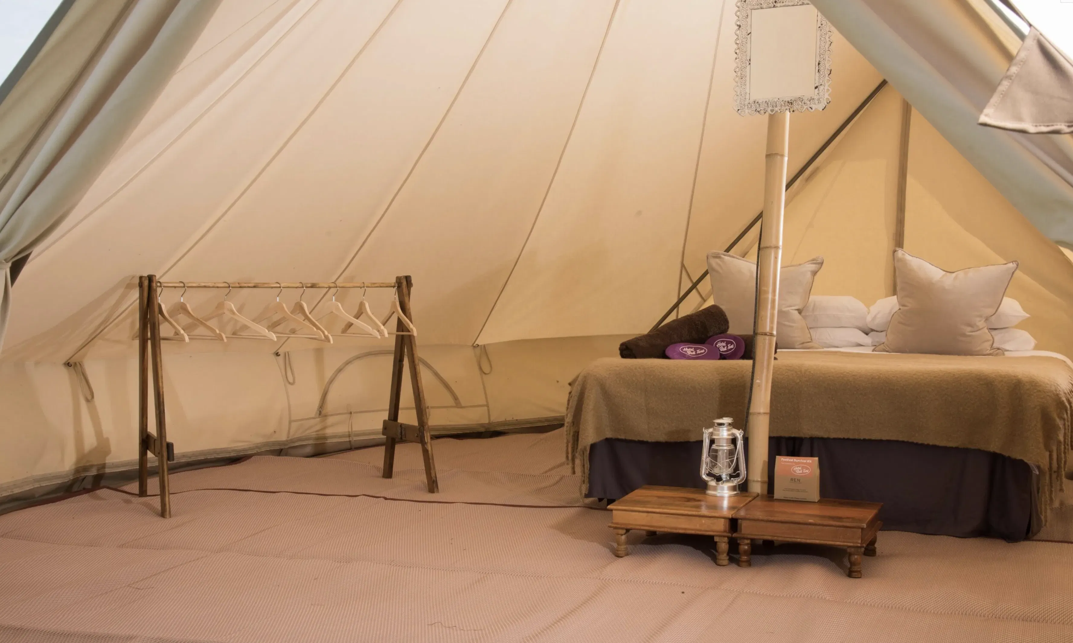 Super Bell Tent interior