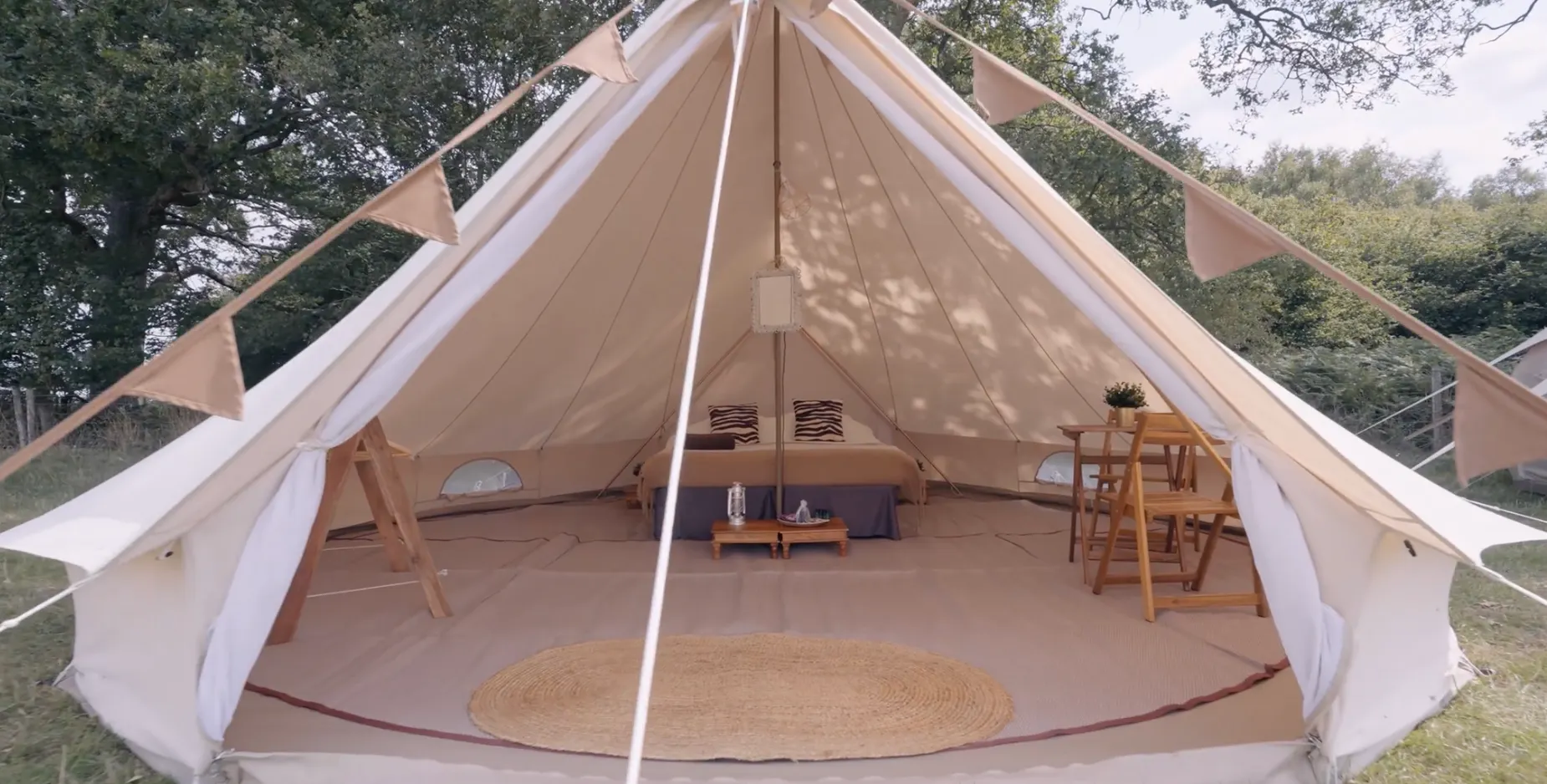 Super Bell Tent layout