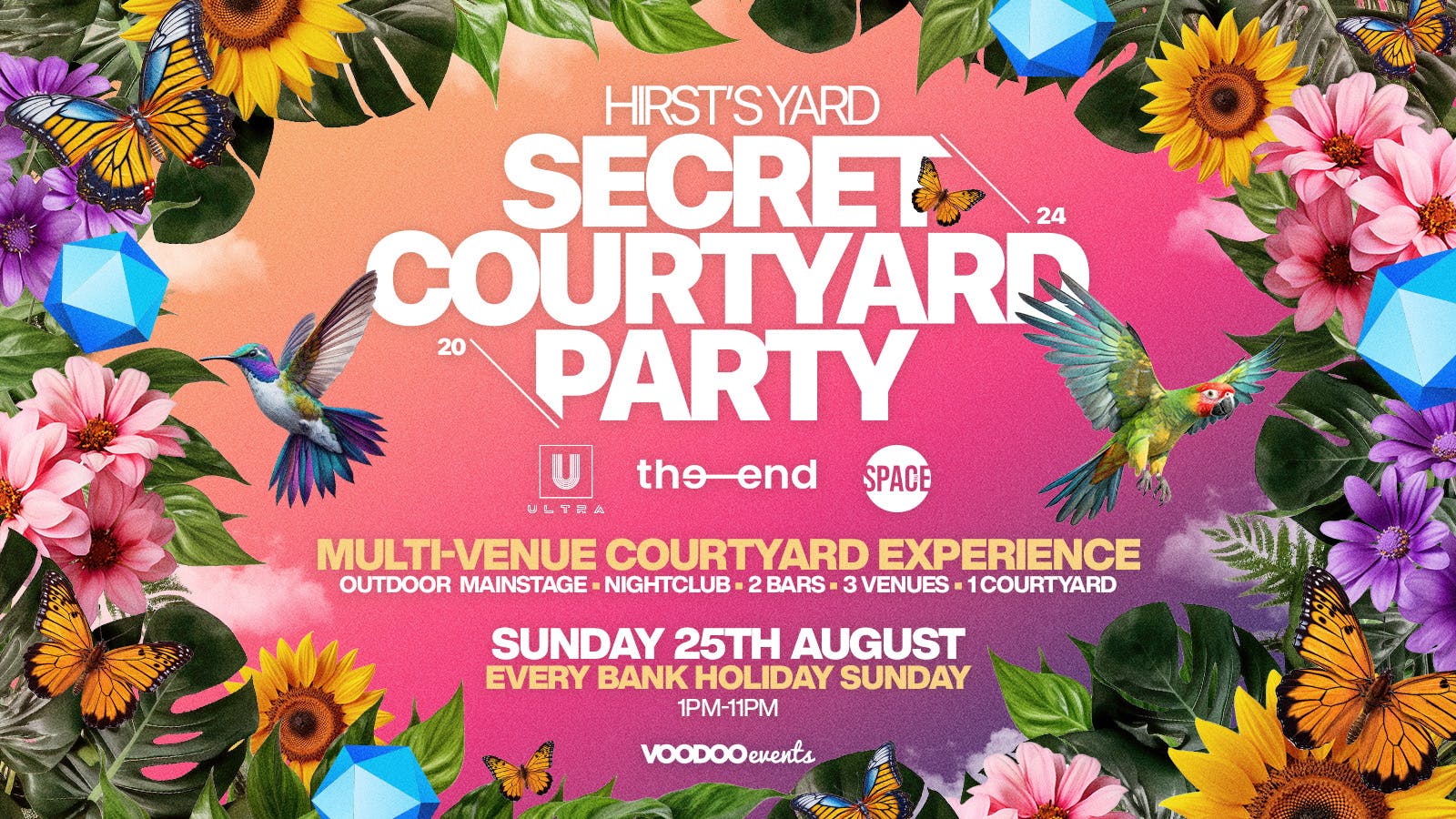 Secret Courtyard Party 25th August