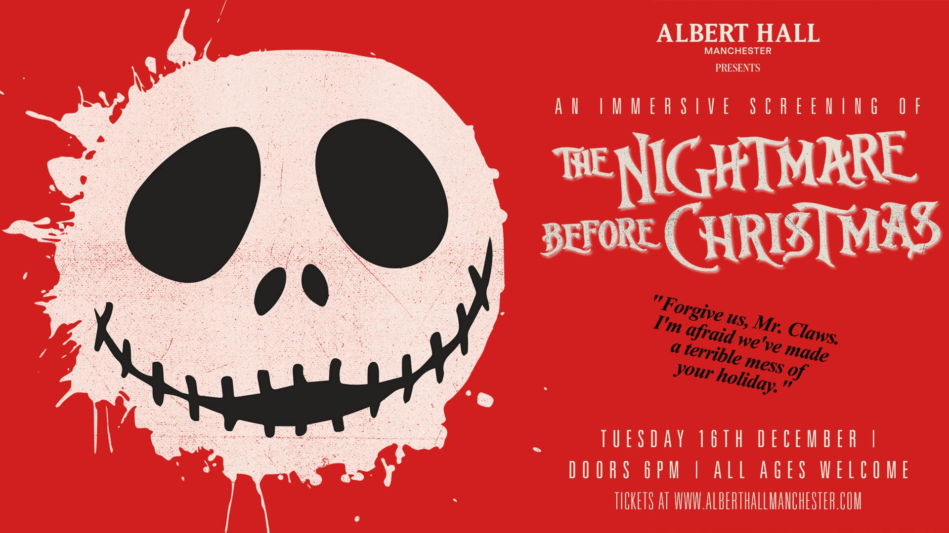 Step Into Halloween Town: An Immersive Screening of The Nightmare Before Christmas Arrives at Albert Hall!