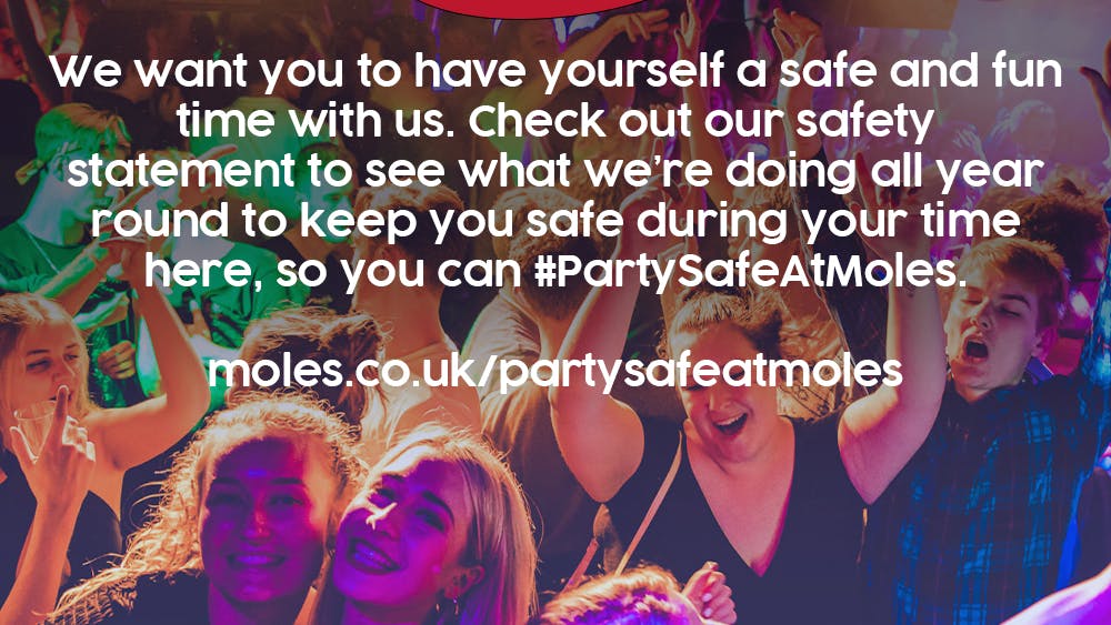 #PartySafeAtMoles