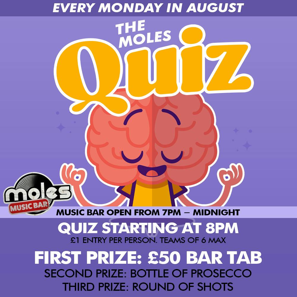 Quiz every Monday in August