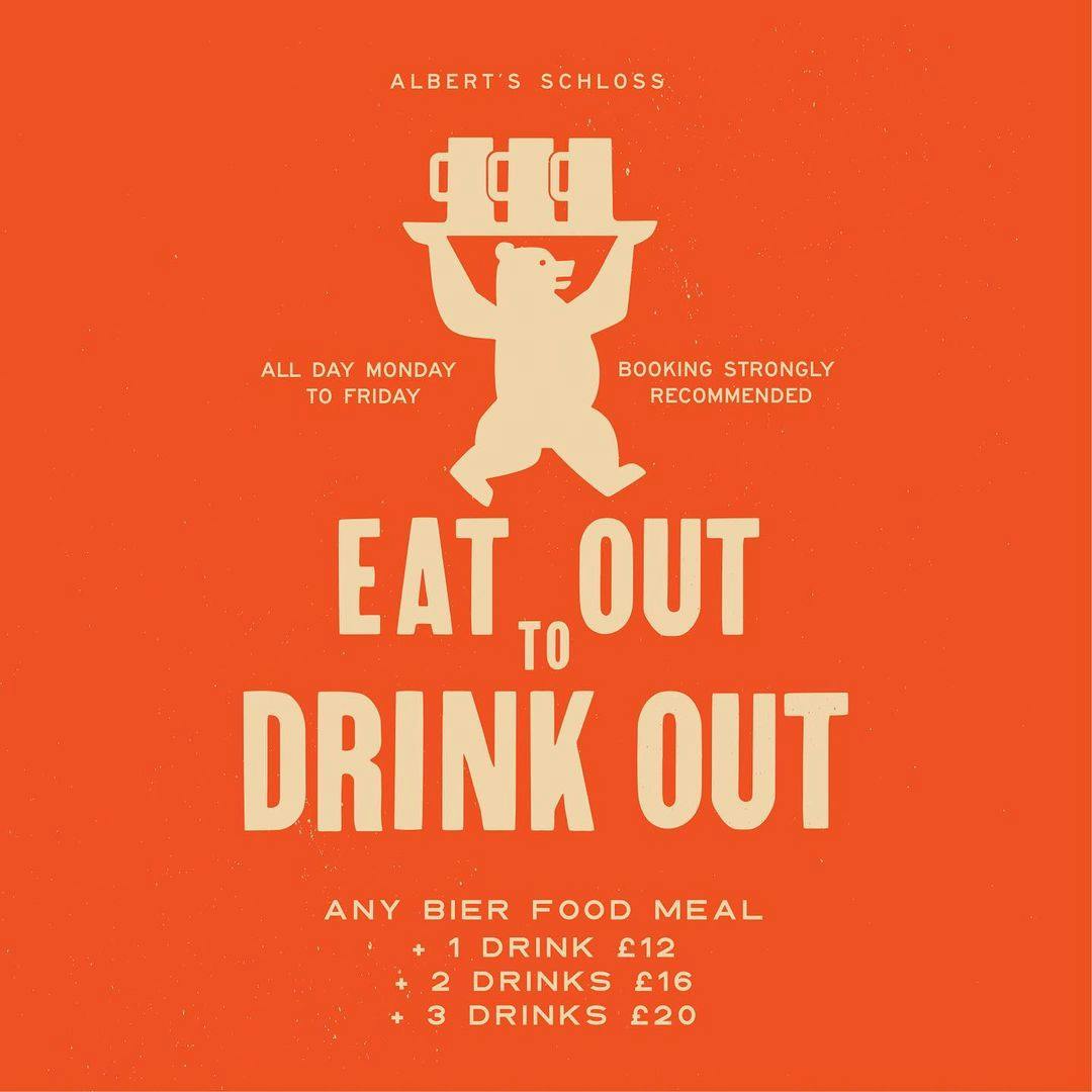 EAT OUT TO DRINK OUT