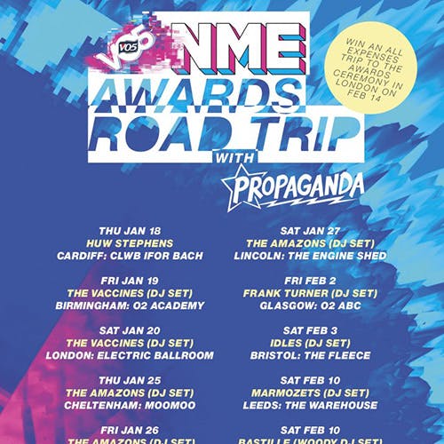 VO5 NME Awards Road Trip With Propaganda!