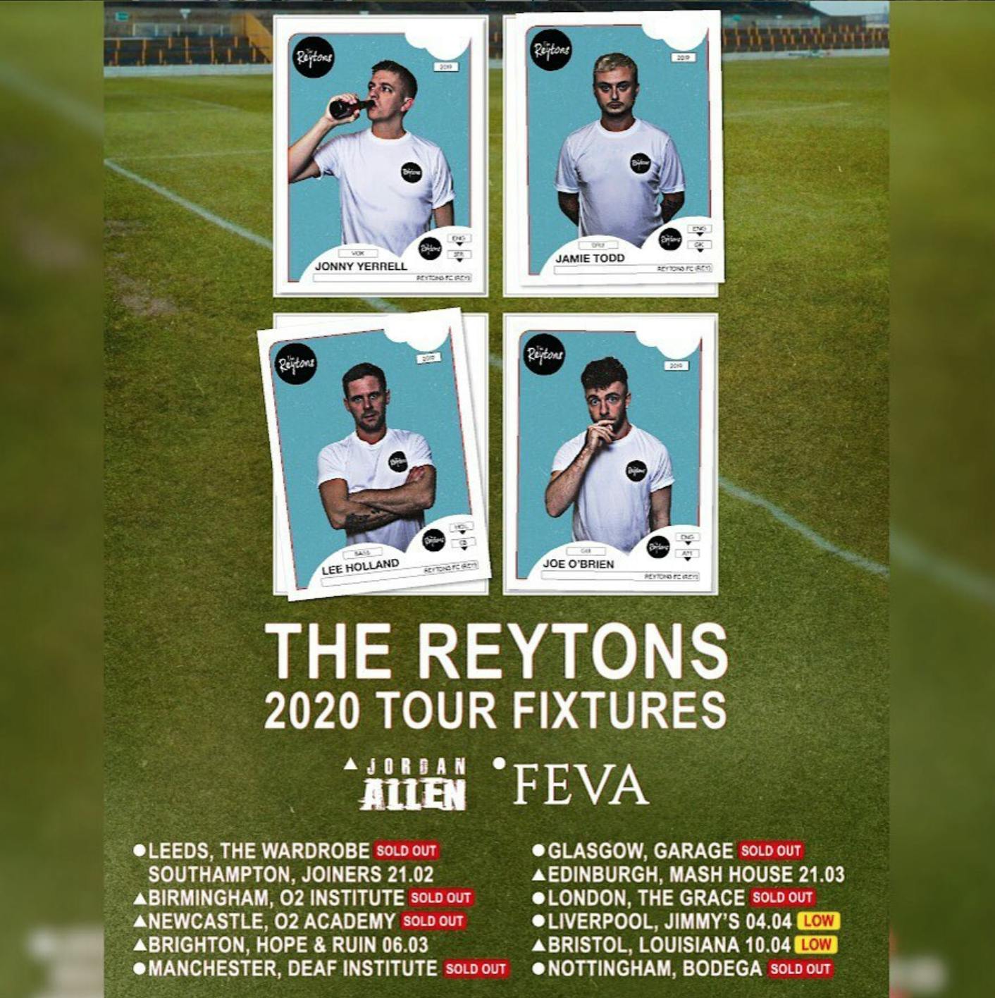 The Reytons UK Tour 70 % Sold Out